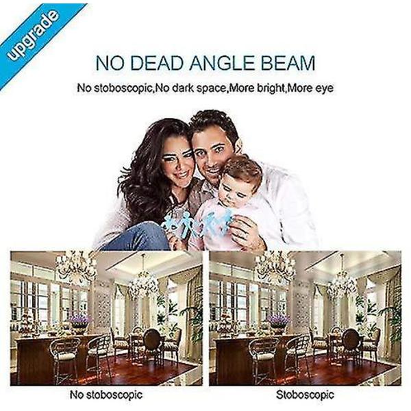 Candelabra LED-pærer 2700k 40w ekvivalent forbedre flammetuppen frostet glass 6pcs