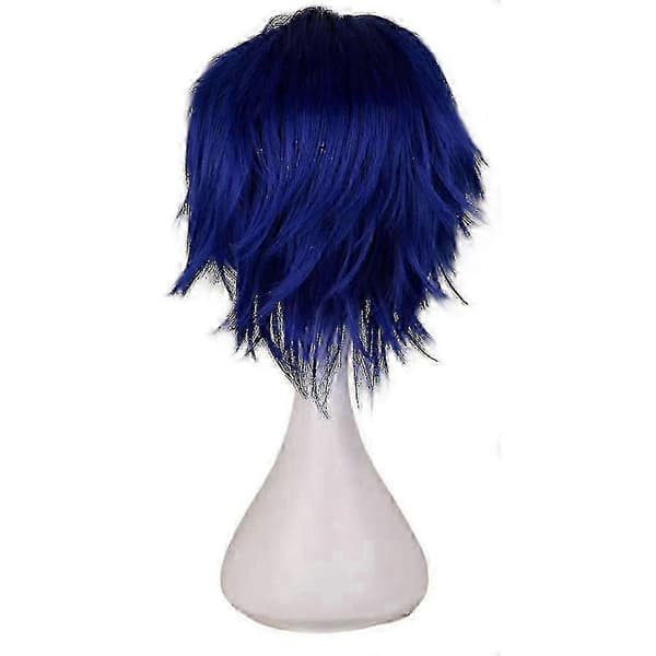 Moderigtig kort lige cosplayparyk til mænd - DSW dark blue