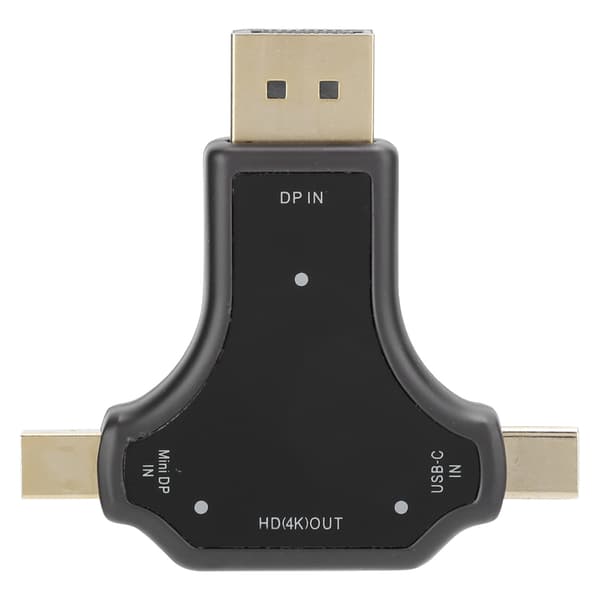 3 i 1 Multi‑Function Adapter HD/DP/Mini DP til HDMI-konverter for Laptop Tilbehør D63A
