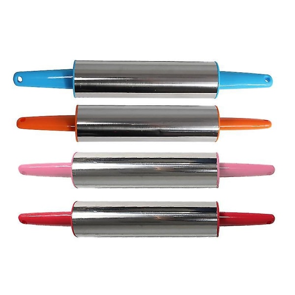 Rostfritt stål Rolling Stick Press Bar Baking Tool Orange