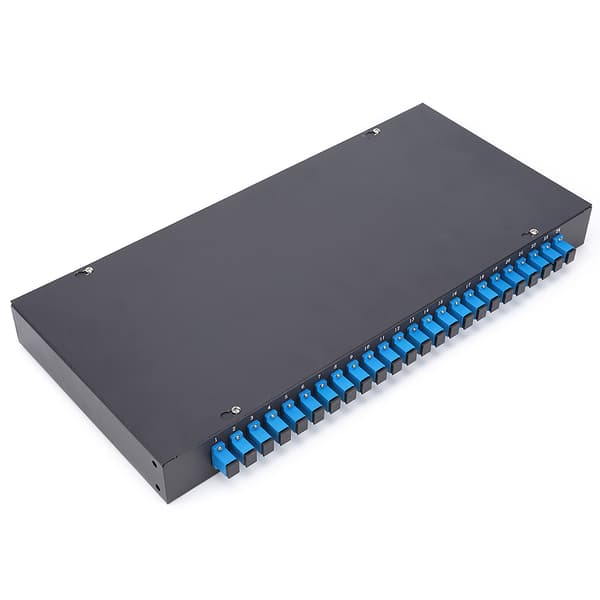 Optisk fiber terminalboks 24 kerner 24 port fiber patchpanel SC-stik