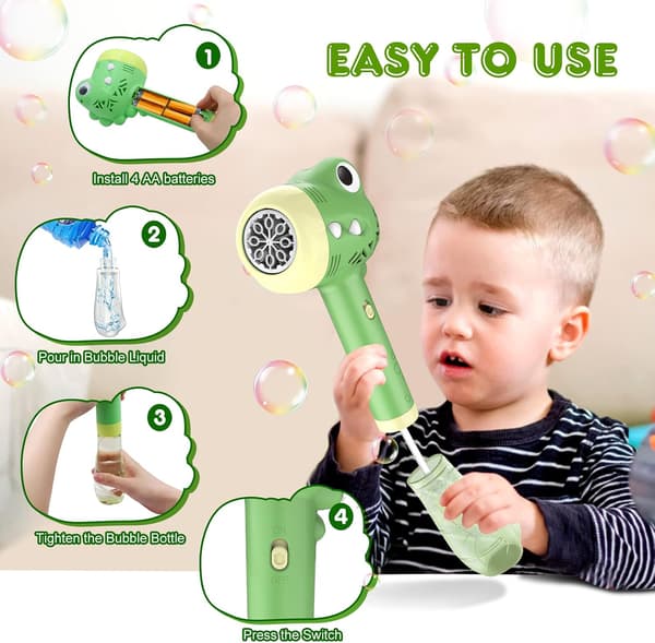 【BQ】Boblemaskin for barn | Uteleker for småbarn 3-5 år | Perfekt som gave