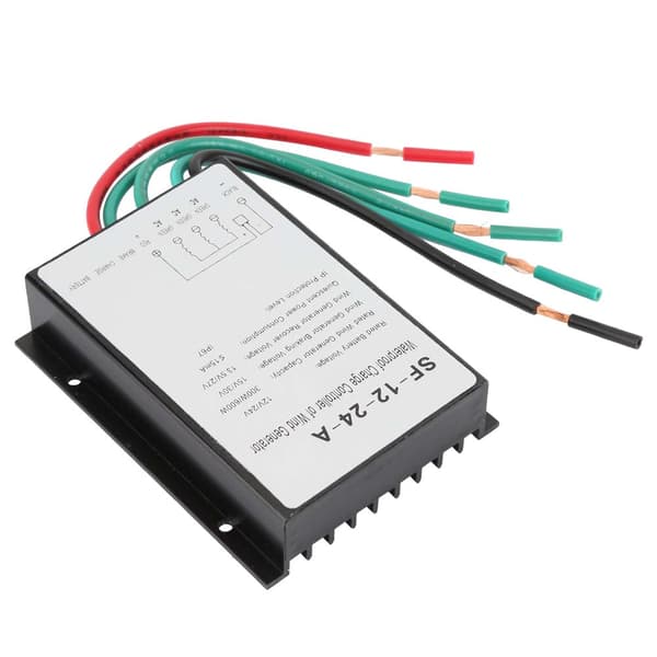 12V/24V 300W/600W Vandtæt Vindmølle Generator Ladecontroller Regulator