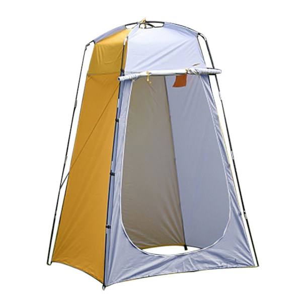 Utomhus Bärbar Sekretess Dusch Toalett Tält Vikbart Camping Tält Anti UV Utomhus Dressing Tält Strand Camping Utrustning Yellow