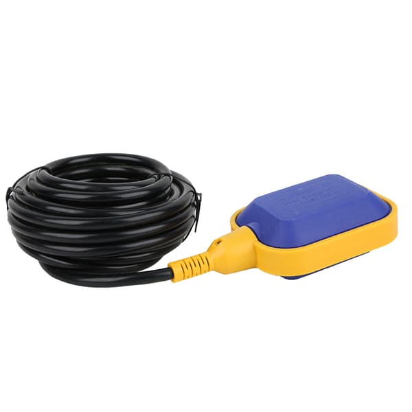 0-250V Flydekontakt Væskeniveau Sensor Vandtilførsel Dræning Auto Controller 6M Kabel KEY-6