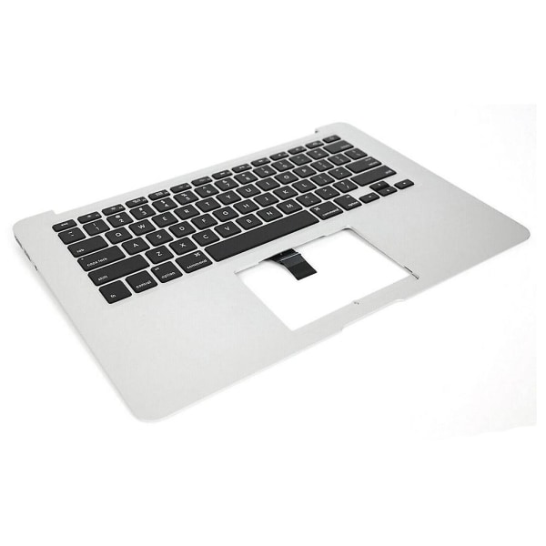 Tastaturetui til bærbar PC Håndleddstøtte Us-tastatur for luft 13 tommer A1466 2013 2014 2015 2017 silver