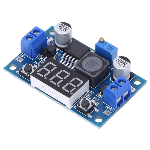 Modul Justerbar DC-DC Konverter Buck Regulator Med Terminal 150KHZ