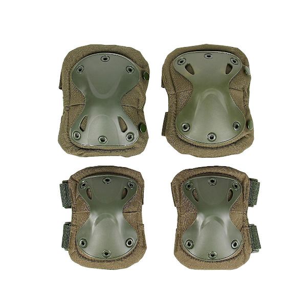 Taktiska knäskydd, armbågsskydd, militära skydd, knäskydd