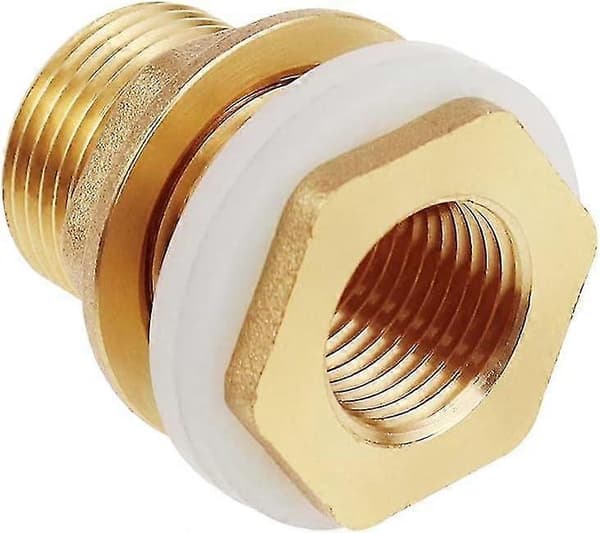 2 deler Dn20 3/4 messing vanntank vannslangekobling adapter kran regnbøtte