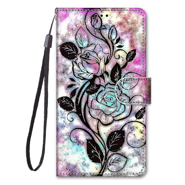 Samsung Galaxy A32 5g Colorful Flower mobiltaske