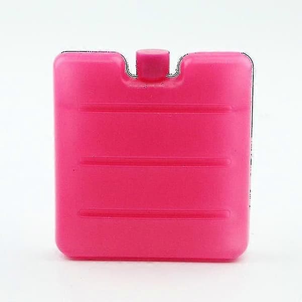 3 små mini-isbiter for kjølebag, matboks, camping, piknik, campingvogn Red