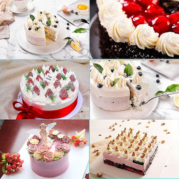 63 stykke kake dekorasjonsutstyr Tipssett
