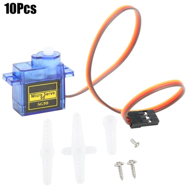 10 stk. SG90 9G Micro Servo Motor for 6CH RC Helikopter Flykontroller