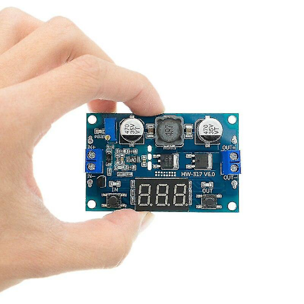 Dc Dc-dc 3~35v til 3,5~35v Ltc1871 Booster Step Up Step-up Modulomformer Regulert strømforsyning+voltmeter
