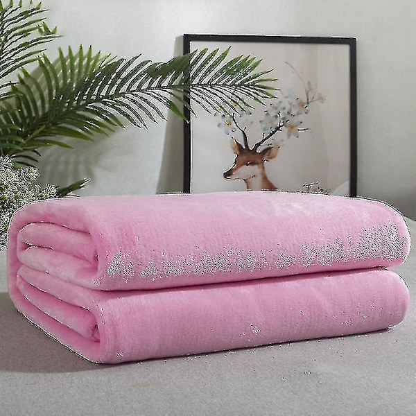 Täckefilt Mikrofiberflanell Mjuka filtar för bäddsoffor till soffa Ultravarma för alla årstider Gratis frakt Xinda Big Red 100*180CM