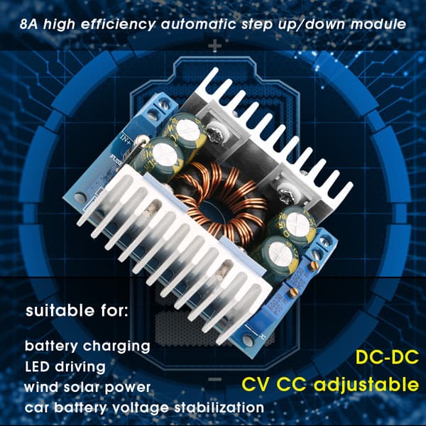 DC5-30V til 1.25-30V Automatisk Step OP/Ned Konverter Boost/Buck Spændingsregulator Modul
