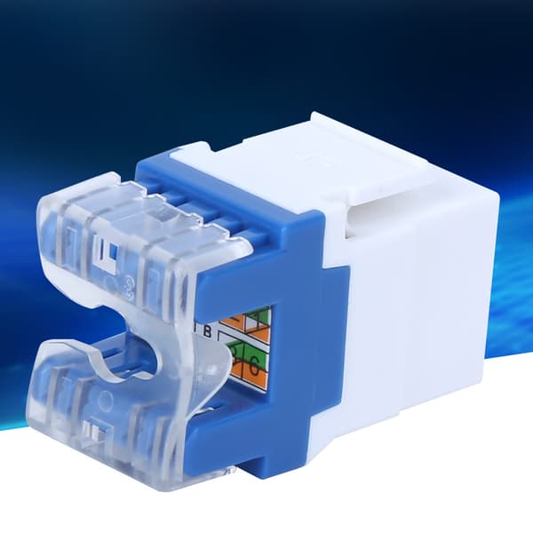 3 stk. RJ45-180° modul til Keystone Jack CAT5E UTP netværksinformationsstikadapter