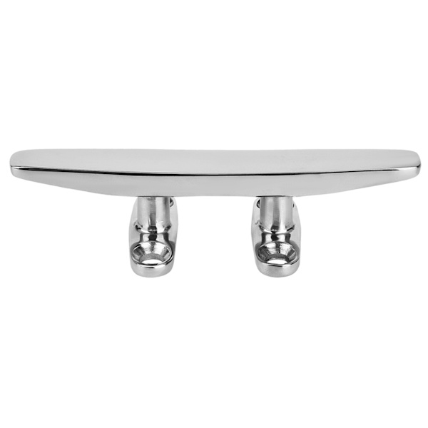 Rustfrit stål bådklampe spejlpoleret bådlys tilbehørsbase klampe marinebase (5in)