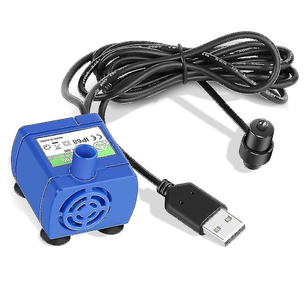 Usb Interface Unique Designed Blue Aquarium Pump