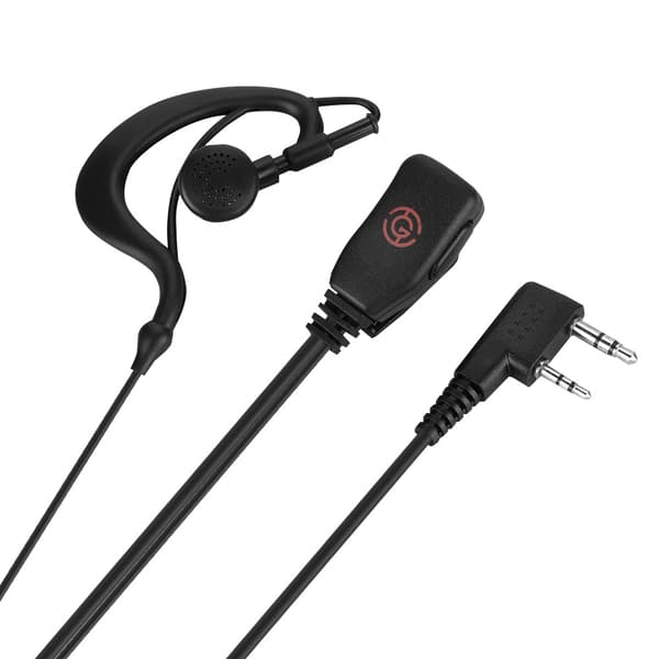 Single K-Head Walkie Talkie Høretelefoner Headset