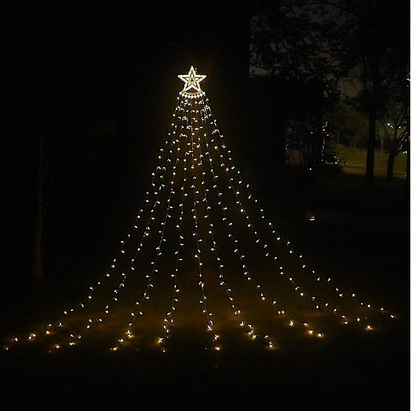 Led Lights Foss Lights Christmas Hanging Tree Lights Meteor Lights Garden warmly