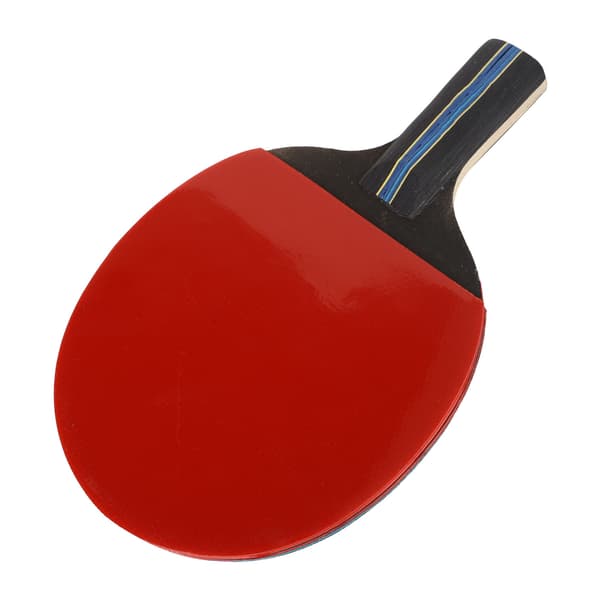 Pingisracket Set Två Racketar Tre Bollar Utomhus Bordtennisrack Blå