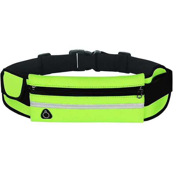 Löparbälte Bum Bag Vattentätt justerbart flipbälte för män kvinnor utomhussporter Green