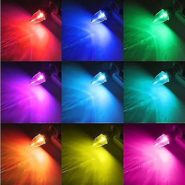 Led-ljuslampa, 3w Rgb 16 färger Ändra dagsljus Led-ljus Nattljuslampa (e14)