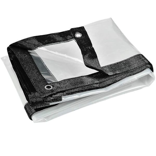 Waterproof Tarpaulin With Eyelets, Transparent, Foldable 2x3m