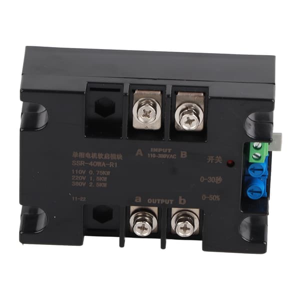 Soft Start Controller Elektriske Dele Aluminium Bund Enkelt / 2-Faset Motor Tilbehør