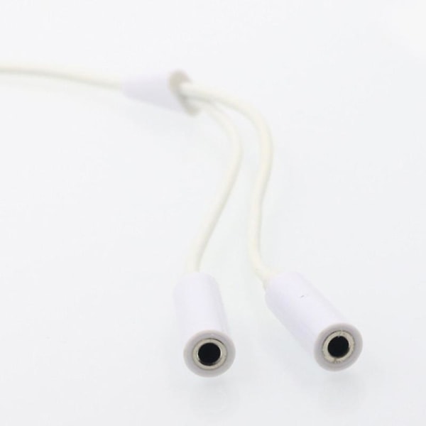 3,5 mm:n liittimellä kuulokkeiden jakajasovitin 1 uros-2 naaras jatke audiokaapeli iPhone 6s Plus Samsung S7:lle