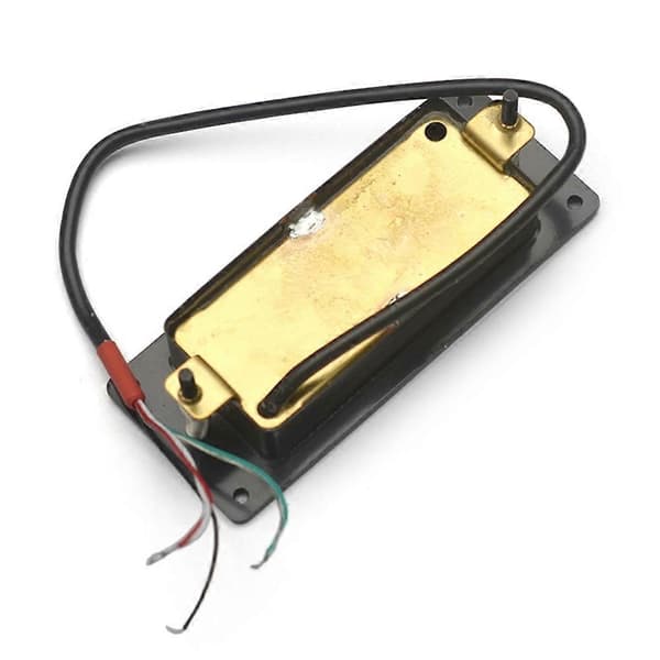 Mini Humbucker 68X29MM Förseglad Elgitarrpickup Hals & Stall Coil Splitting Pickup för LP Gitarr Svart Black