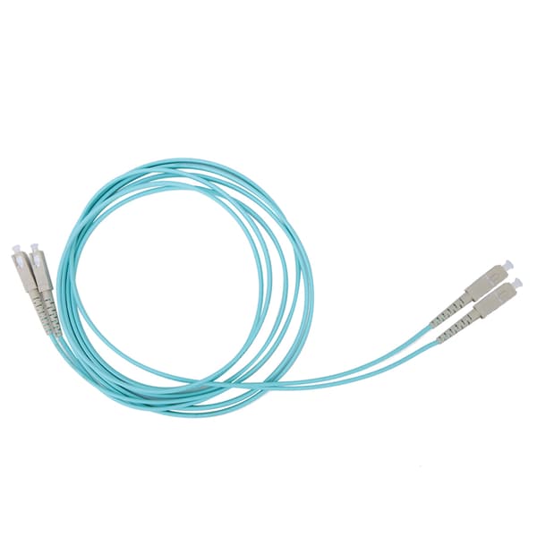 Multimode Duplex Fiber Optic-kabel SC/UPC 50/125-MM-OM3 10 Gigabit 3 Meter