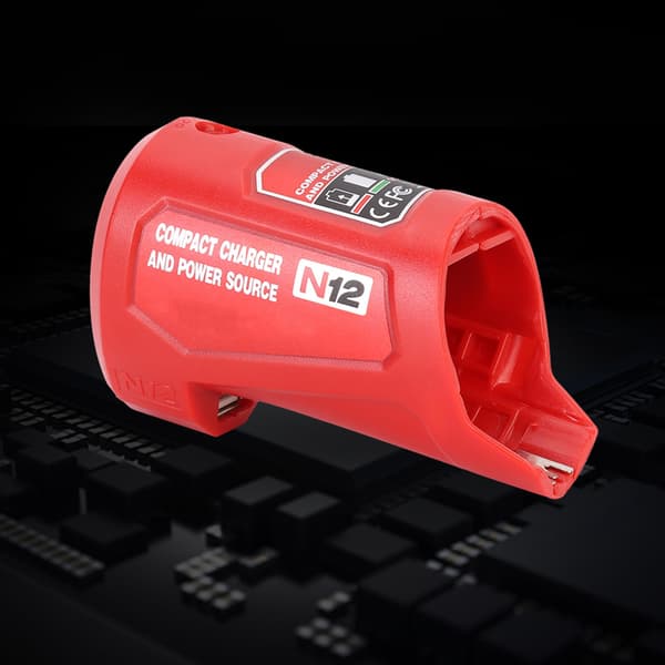 Bærbar USB-oplader strømforsyning til Milwaukee 48-59-1201 M12