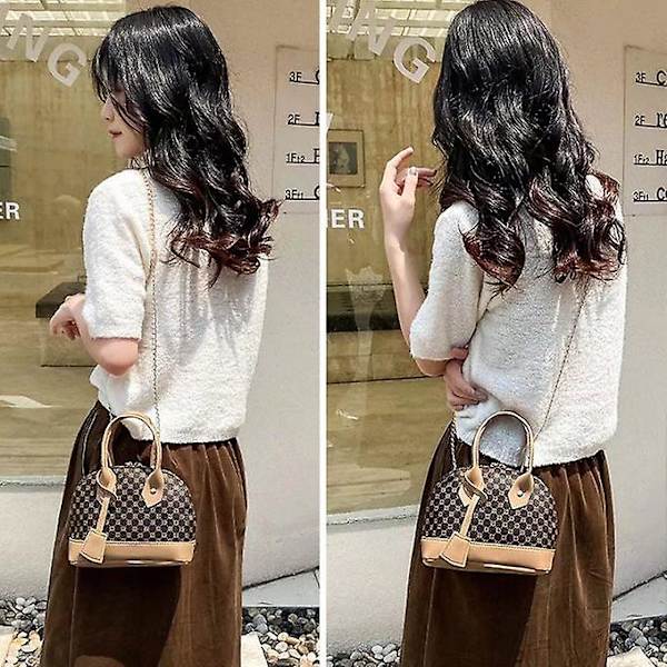 Kvinner Mini Liten Tote Bag Chain Messenger Skulderveske Dame Shell Bag