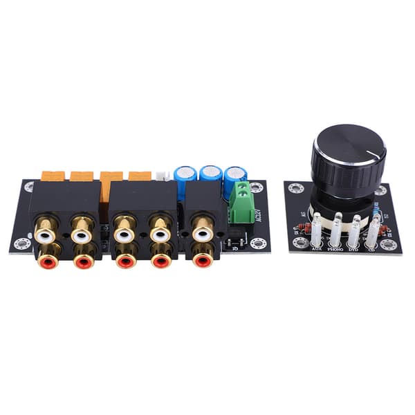 Audio Signal Valg Board 4 Vejs Audio Input Switching Input Board Vælger AC12~15V