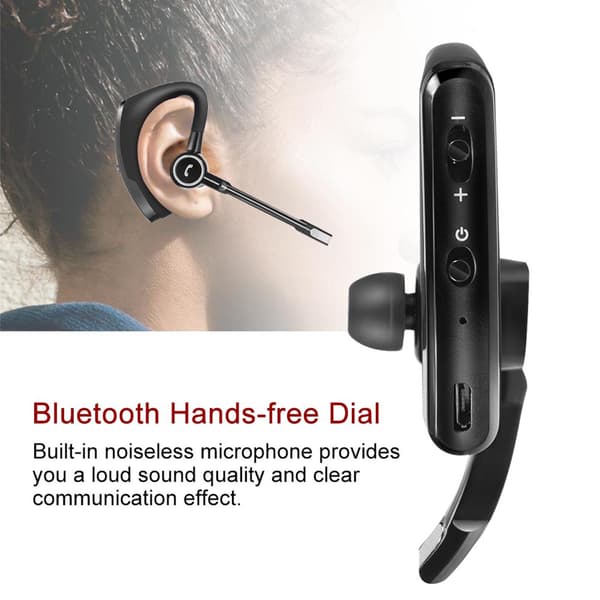 Ekte Trådløse HiFi Deep Bass Bluetooth Ørehakehodetelefoner