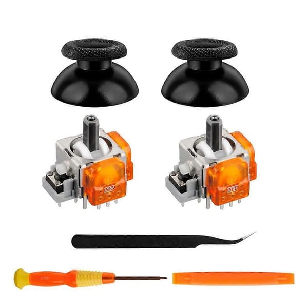7-i-1 TMR elektromagnetisk joysticksæt til PS5-controller Anti-drift magnetisk modstandsjoystick Thumbstick-tilbehør