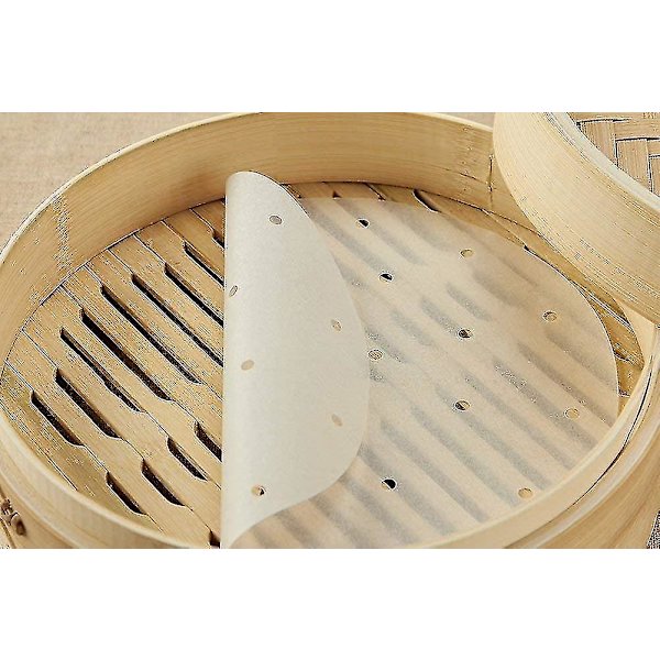 Air Fryer Liner, bambu Steamer Paper Set om 100 5inch