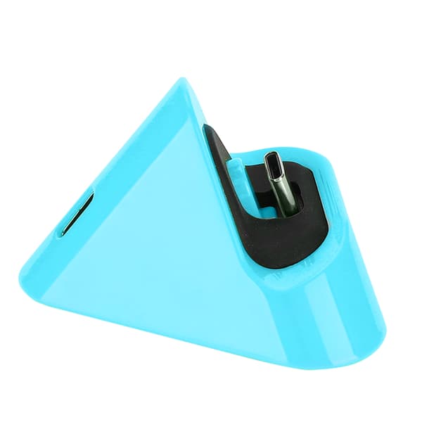 Bärbar triangulär typ C laddare för switch/lite värd (blå/grön)