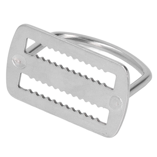 D Ring Webbing Bælteholder Rustfrit Stål D Ring Bæltespænde Holder Stopper til Dykkerudstyr
