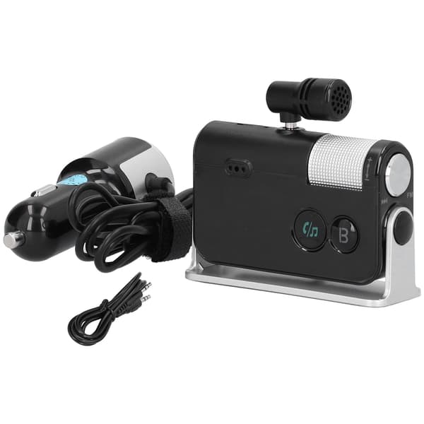 Bil Bluetooth-laddare QC3.0 PD18W USB TypeC-gränssnitt med mikrofon multifunktion