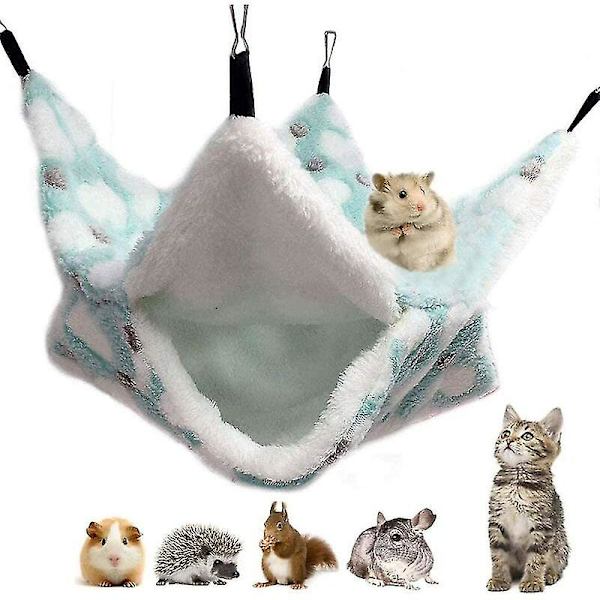 Small Pet Hammock, Guinea Pig Cage Hammock, Double Layer Pet Hammock, For Ferret Gift