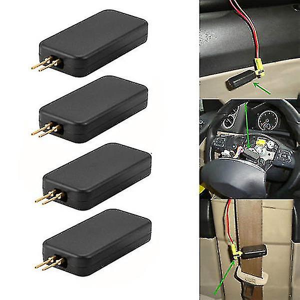4 stk Bil Srs Airbag Simulator Tester Testing Instrument Resistor Bypass Feilsøking
