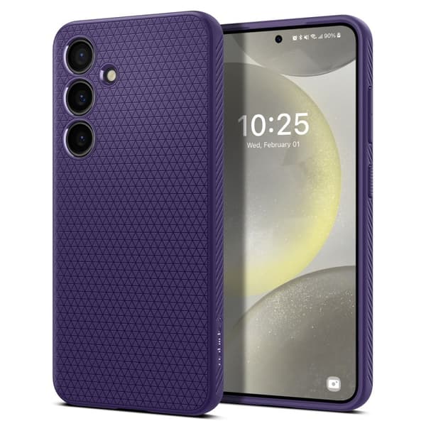 【BQ】Spigen Galaxy S24 Skal Liquid Air Deep Purple 60