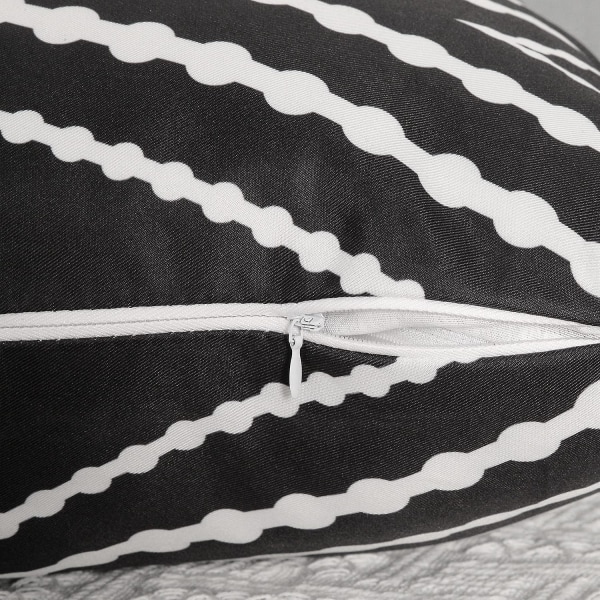 Ulkokäyttöön vedenpitävät Boho Throw geometriset tyynyliinat, 2 kpl