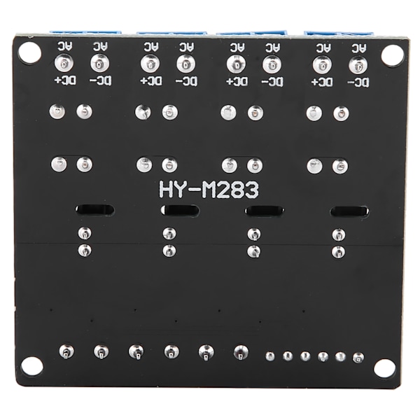 4-kanals solid state-relämodul DC-AC 5V Högnivåtrigger med säkring 2A