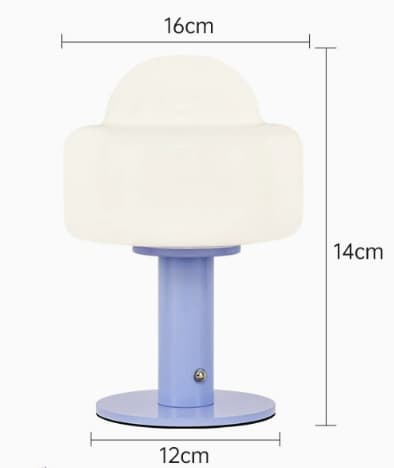 Kremsopp LED Bordlampe, Oppladbar Berøringsnattlampe e