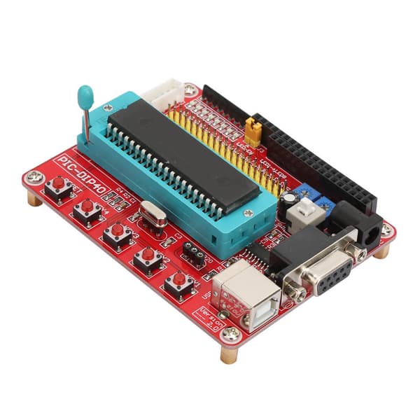 Microchip Learning Board PIC16F877A Mikrokontroller Utvecklingskort med RS232 Gränssnitt