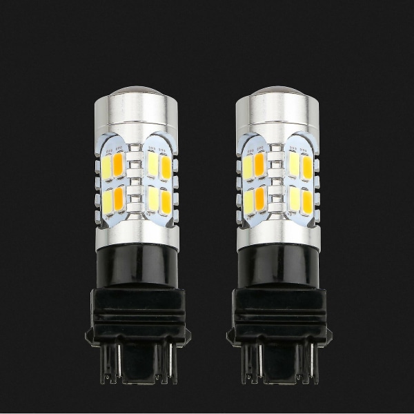 3157 Led Drl Vit/bärnsten Backback Blinkers Parkeringslampor